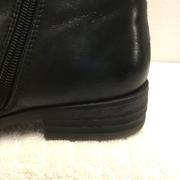 Baretraps Anila Bootie Slouch Ankle Women's Size 7 Black Double Side Zippers - Picture 6 of 10